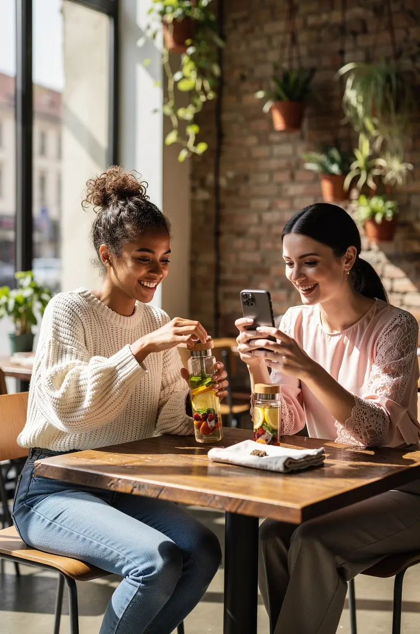 Sportoló pihen egy parkban, kezében egy átlátszó teásbögrével, amelyből gyógynövényes tea párolog, hangsúlyozva a hidratálás fontosságát.